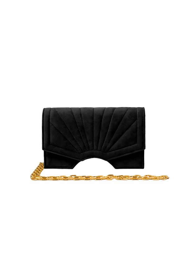 Bolso Archy Terciopelo Negro