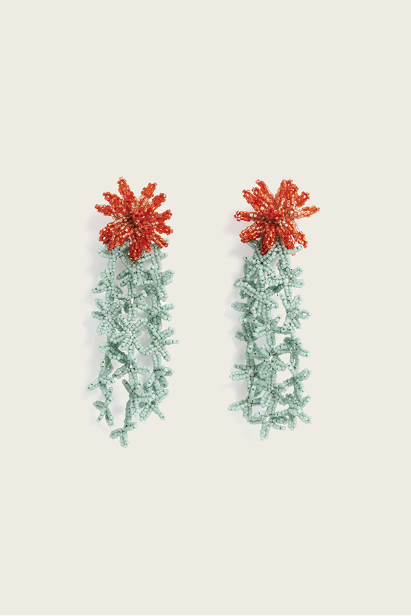 Fire Hedgehog Earrings