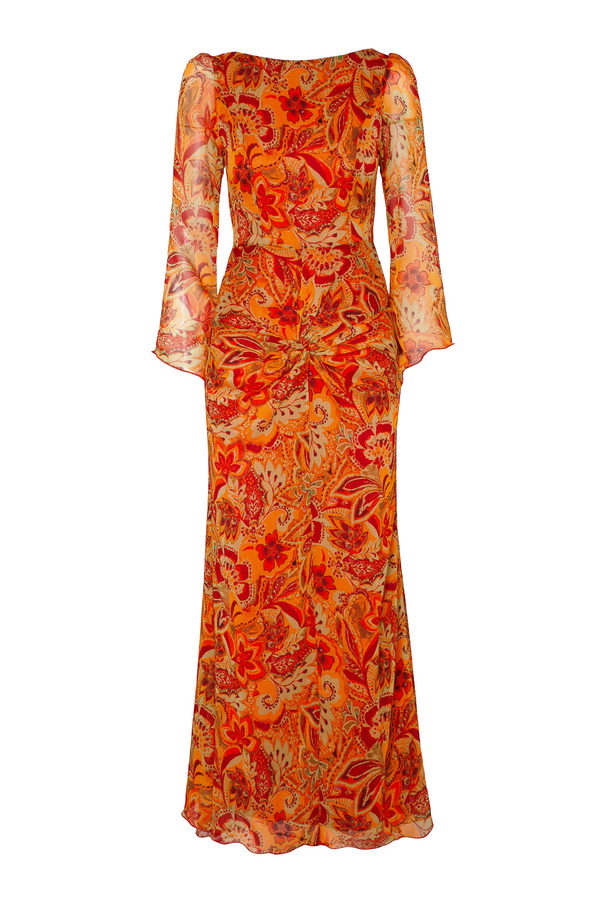 Vestido Creta Mandarina
