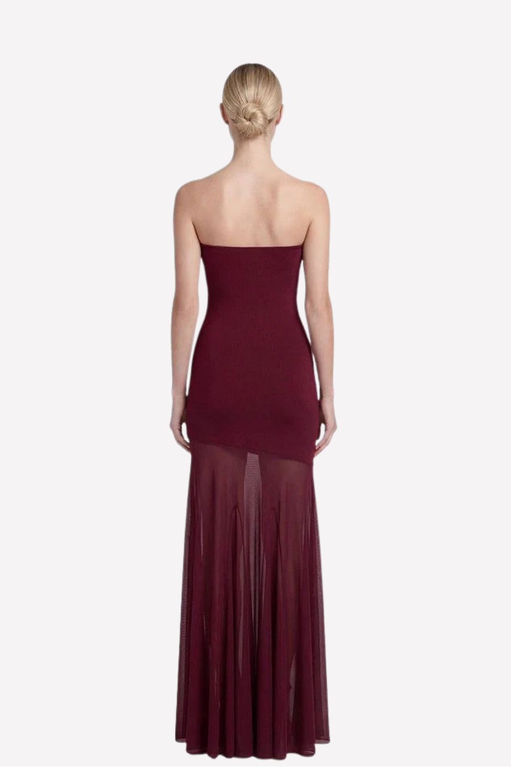 Noelle Wine Dress