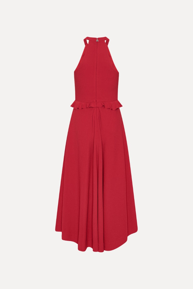 Vestido Flower Detail Dress Rojo