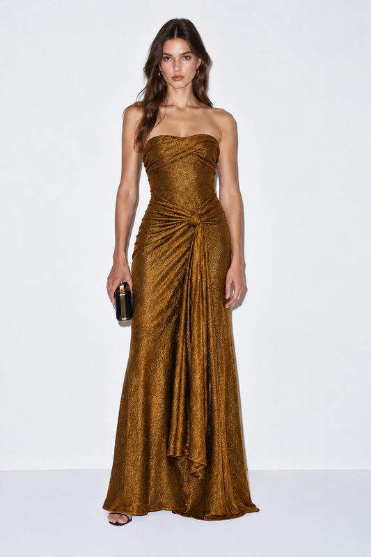 Vestido Vanessa Marrón