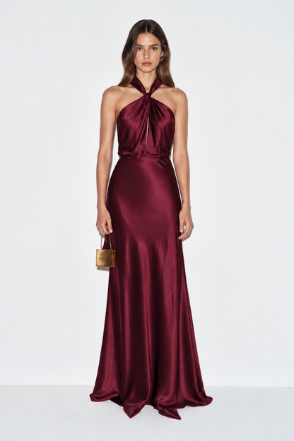 Vestido Denisse Vino