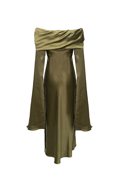 Vestido Silvana Largo Verde