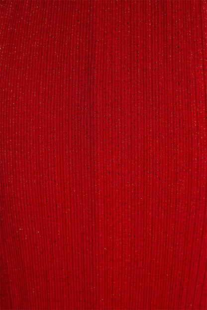 Vestido Samantha Largo Rojo Brillante