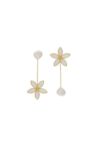 Pendientes White Lotus