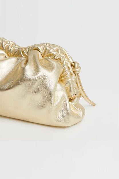 Bolso Clutch Mini Nube Oro