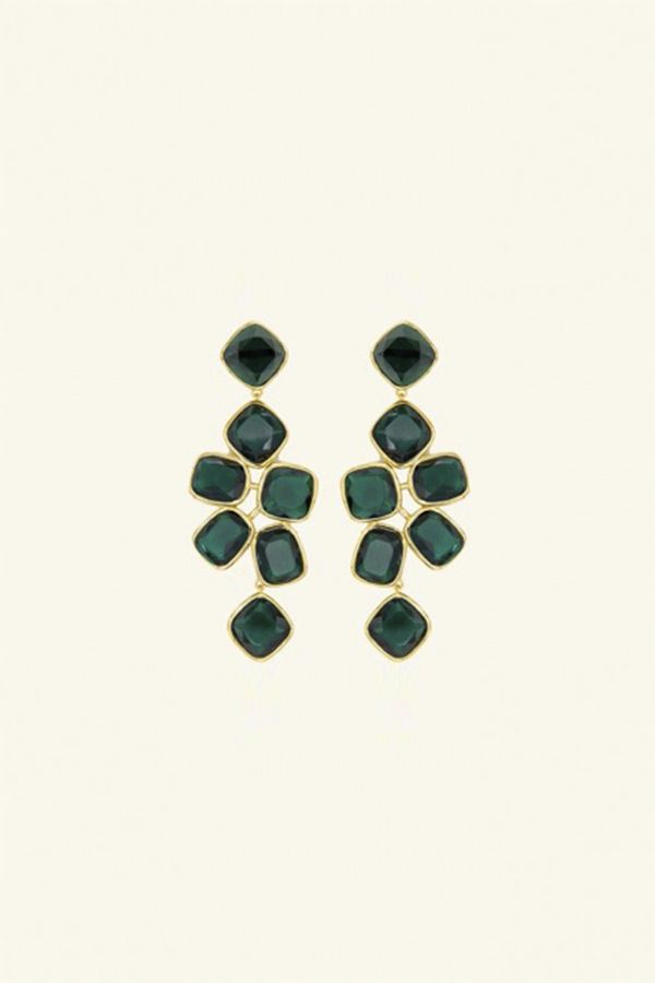 Pendientes Hydra con Esmeralda