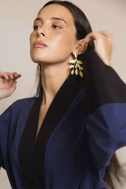 Pendientes Flor Dorados