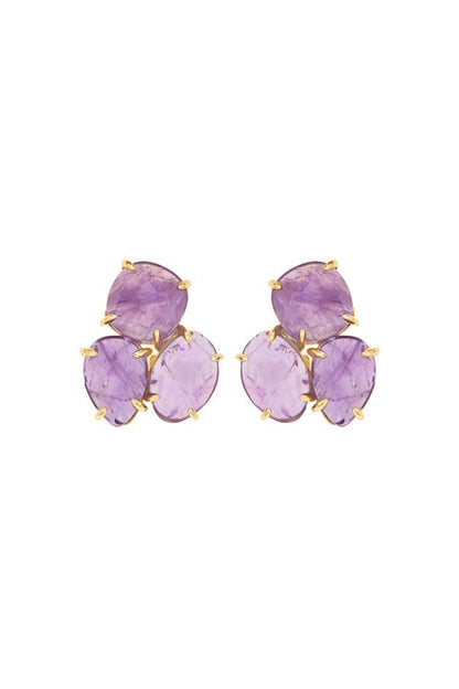 Pendientes Kraz con Amatista