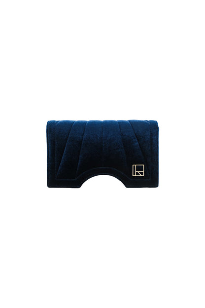 Bolso Archy Terciopelo Azul Marino
