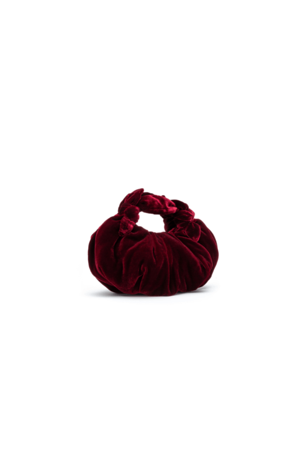 Bolso Bernatta Mini Terciopelo Rojo