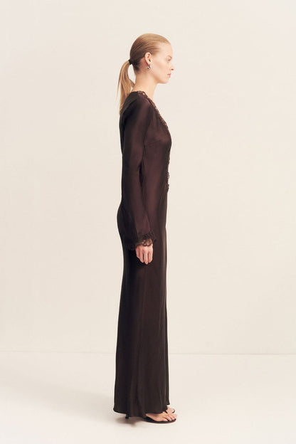 Vestido Allegra Encaje Manga Larga