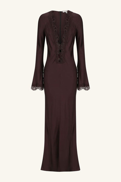 Vestido Allegra Encaje Manga Larga