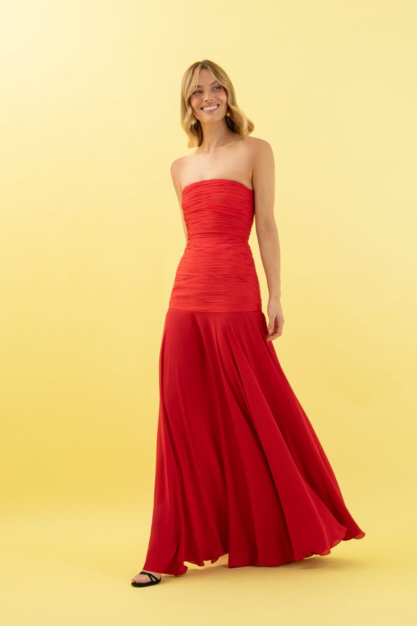 Vestido Mirach Rojo