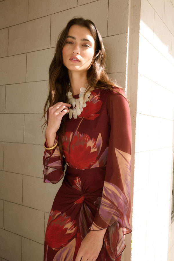 Vestido Creta Frambuesa