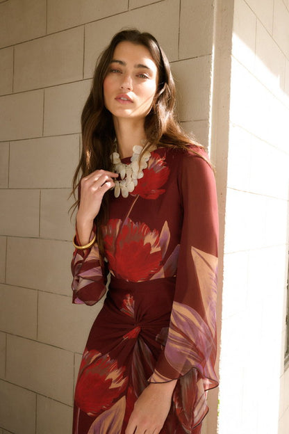 Vestido Creta Frambuesa