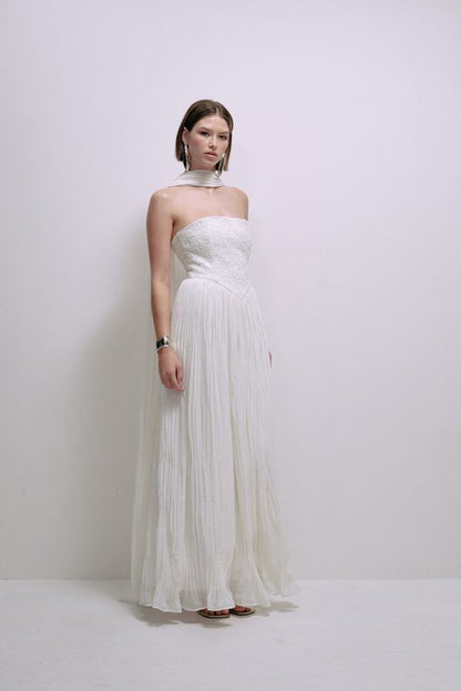 Vestido Lourdes Marfil