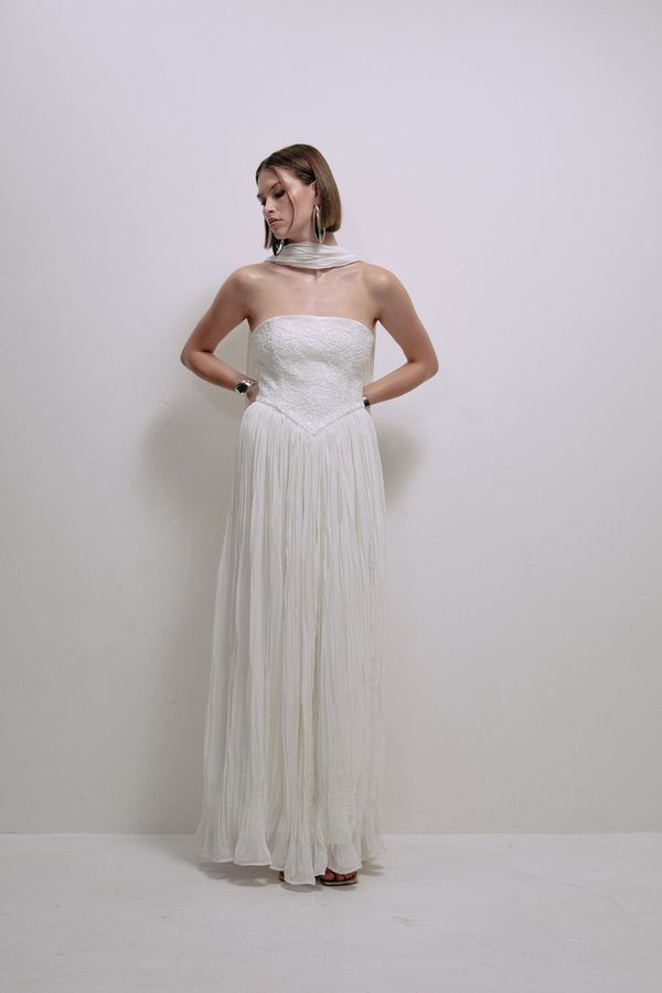 Vestido Lourdes Marfil