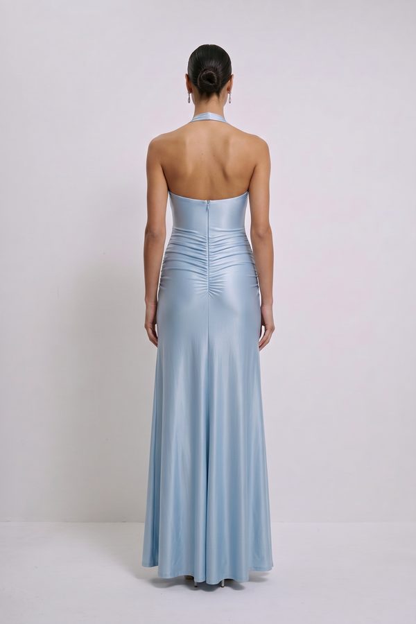 Vestido Soraya Azul Bebé