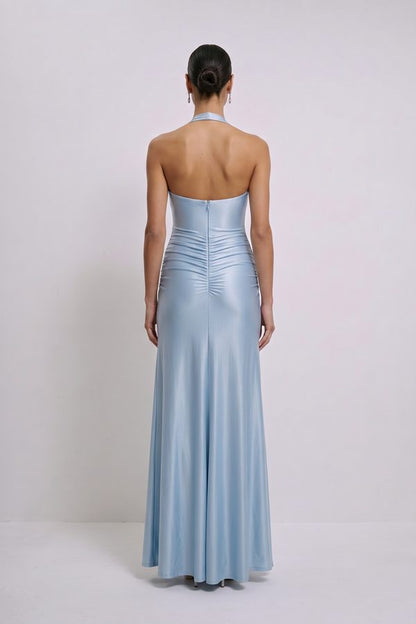 Vestido Soraya Azul Bebé