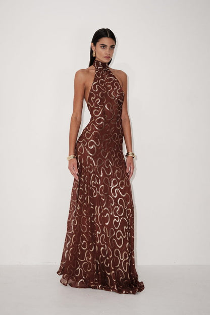 Vestido Sahara Marrón