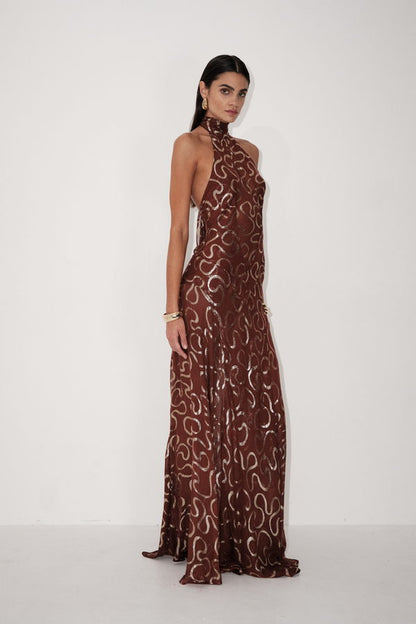 Vestido Sahara Marrón