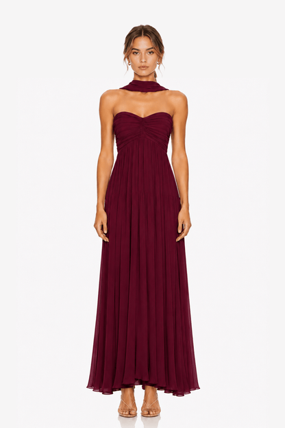 Misha Burgundy Dress