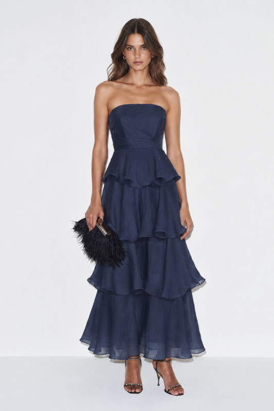 Vestido Corin Azul Marino