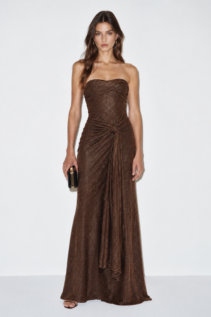 Vestido Vanessa Marrón