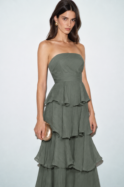 Vestido Corin Verde Musgo
