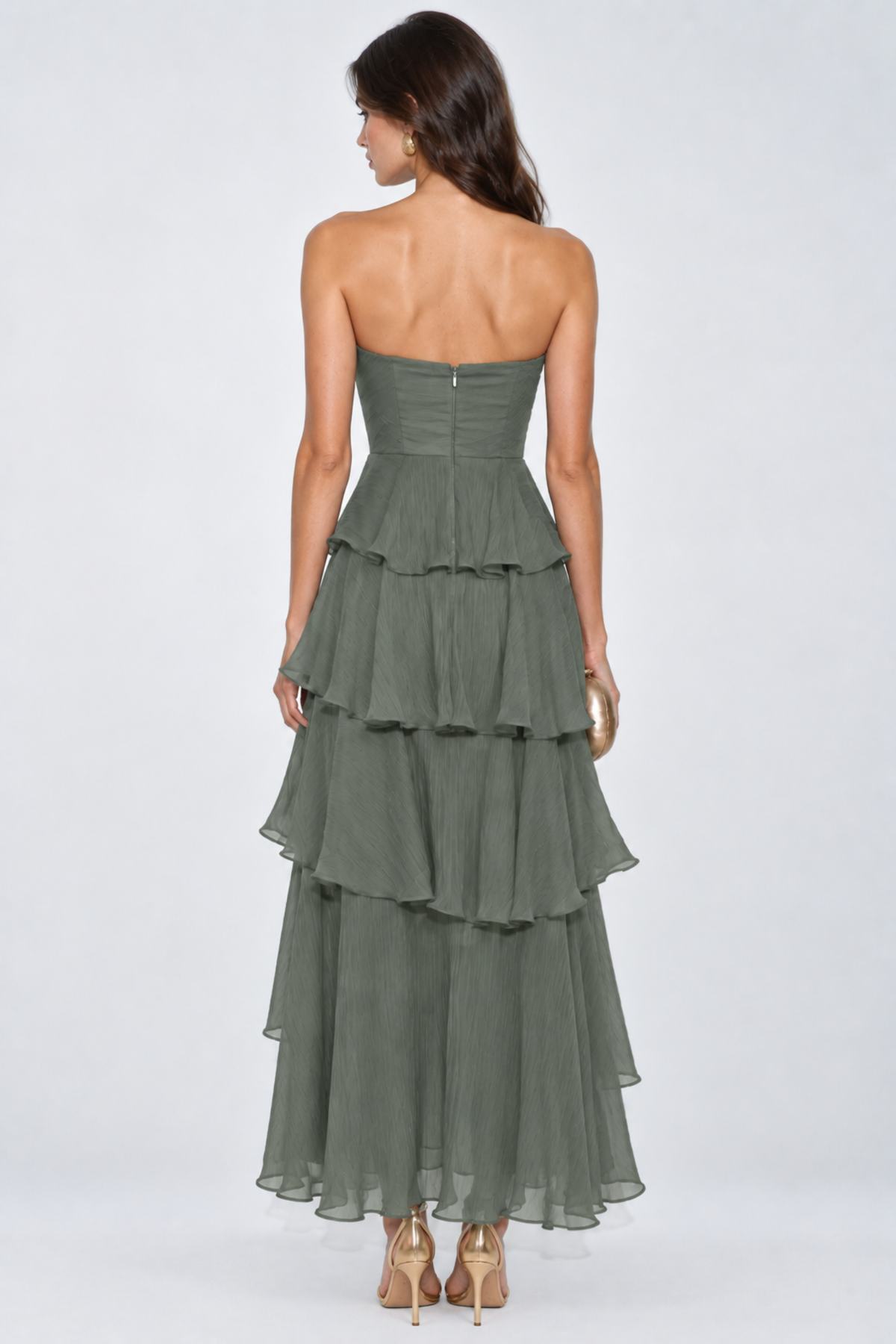 Vestido Corin Verde Musgo