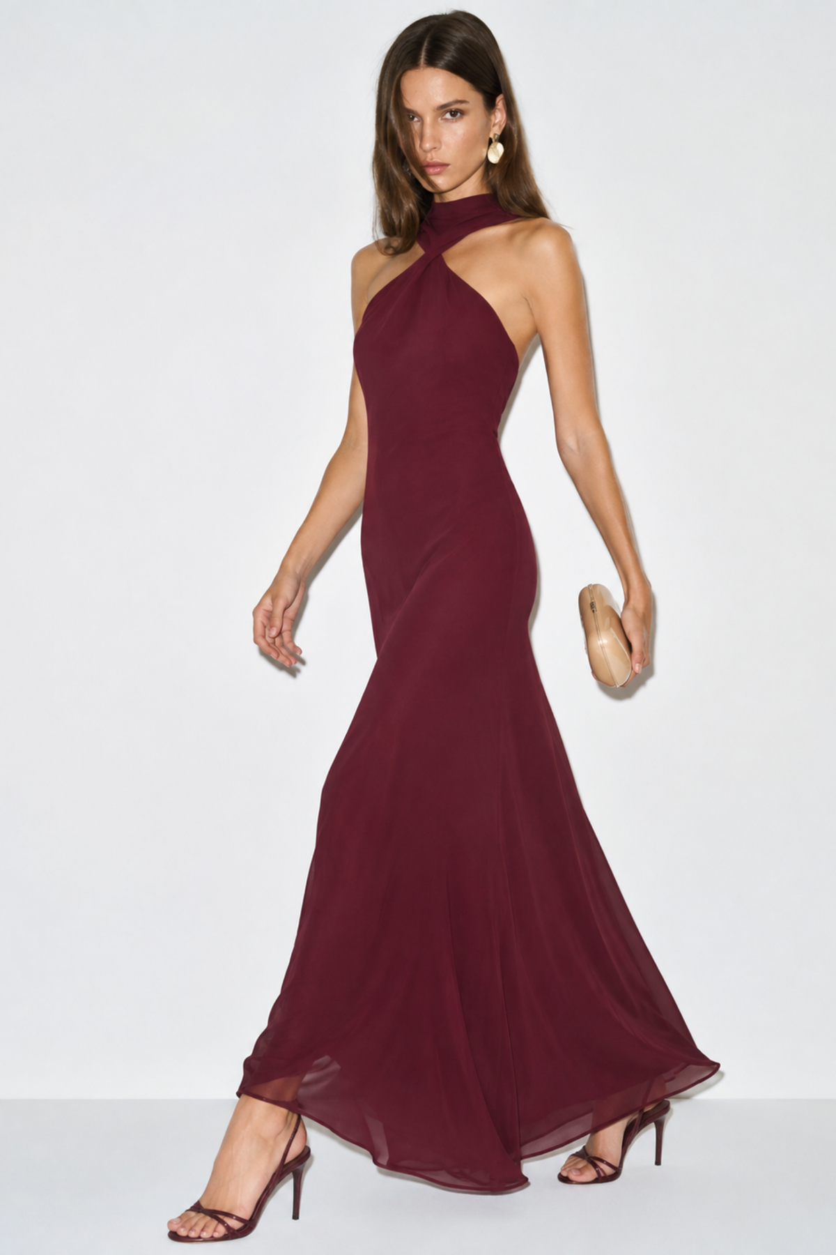 Vestido Camila Burdeos
