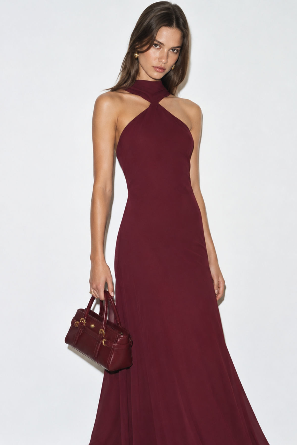 Vestido Camila Burdeos