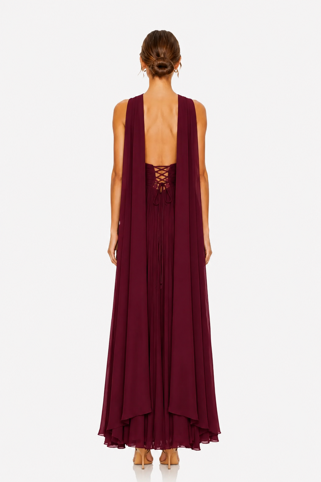Misha Burgundy Dress