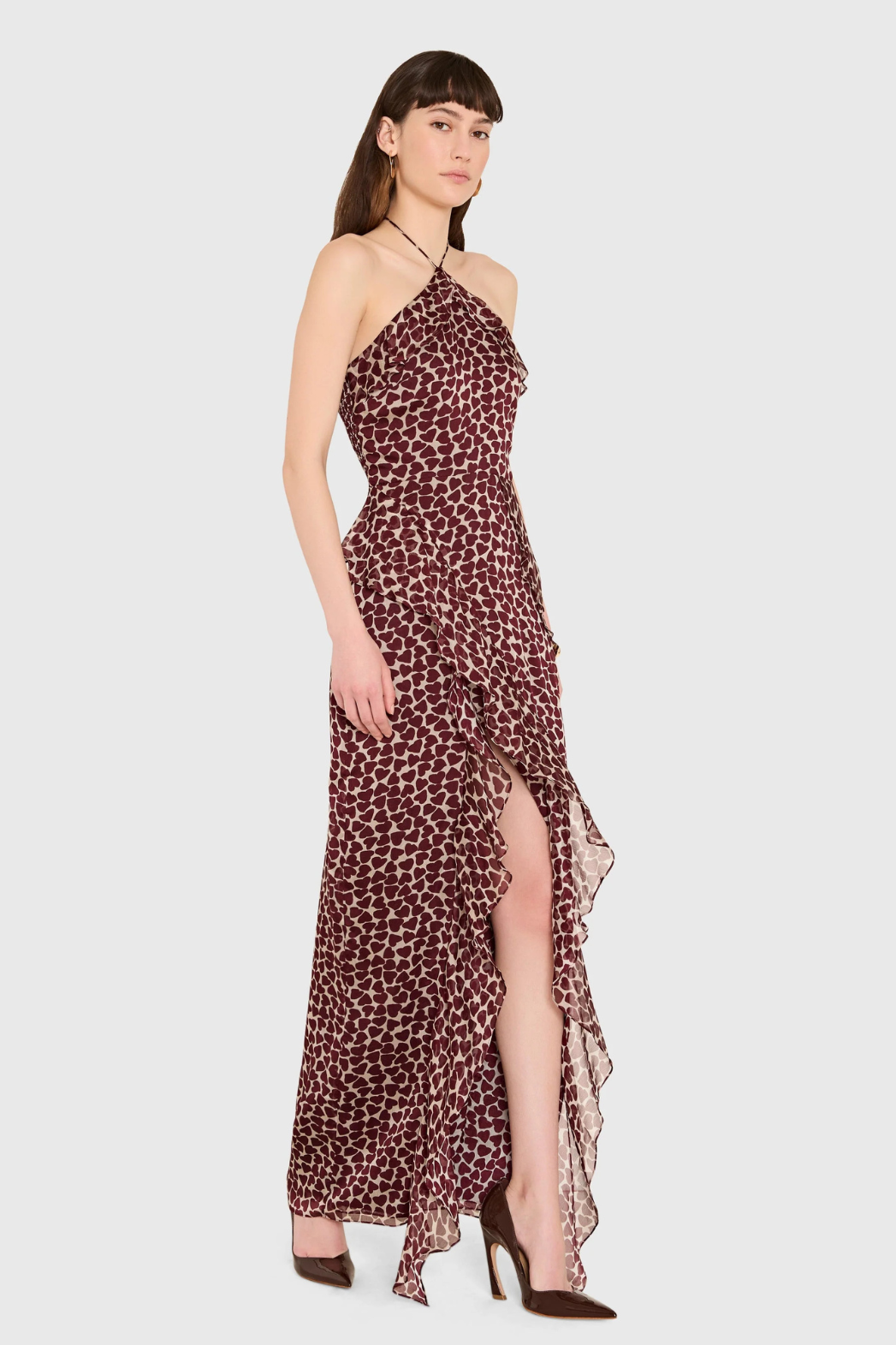 Vestido Alessandra Estampado Amaretto