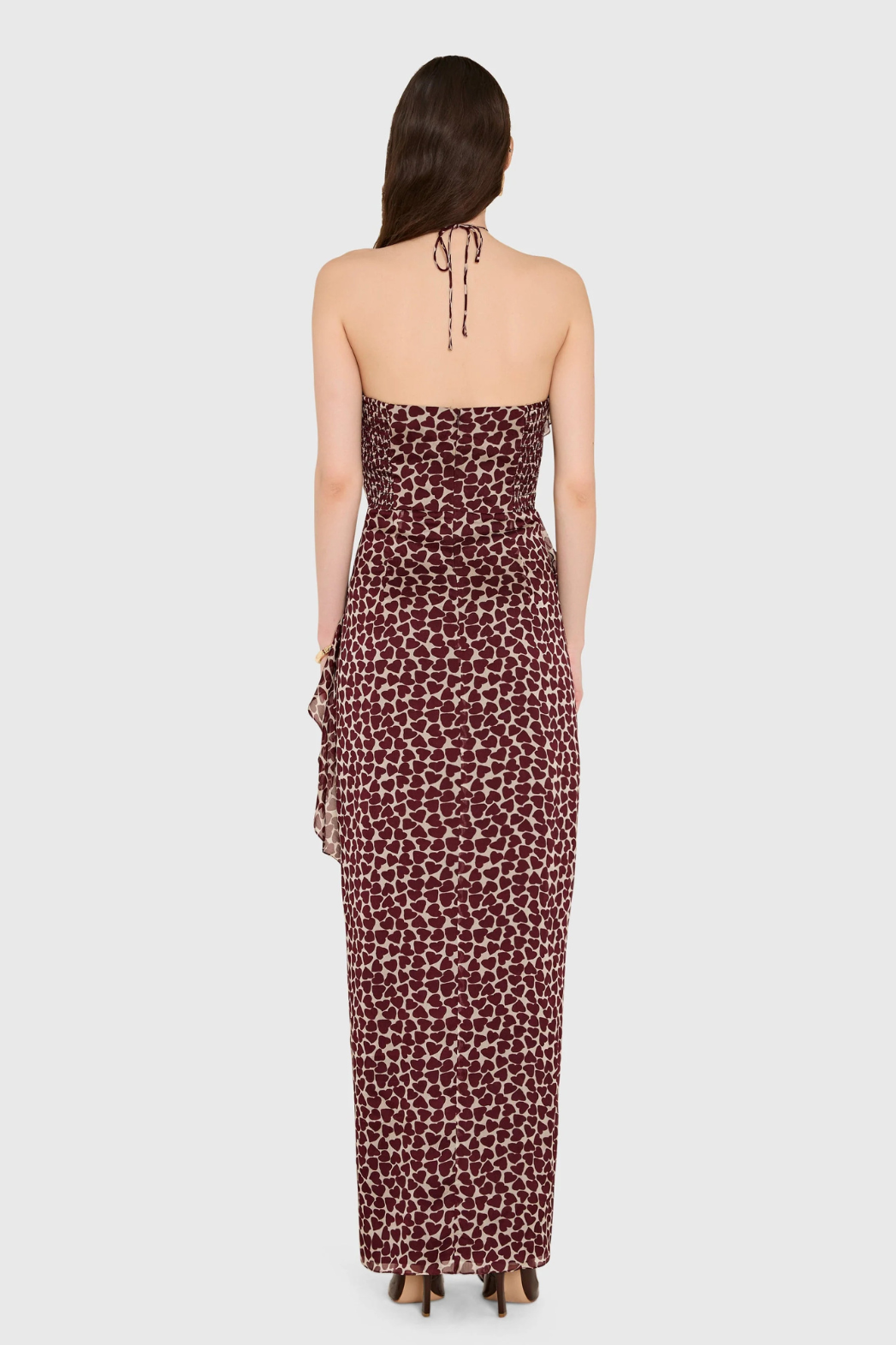 Vestido Alessandra Estampado Amaretto