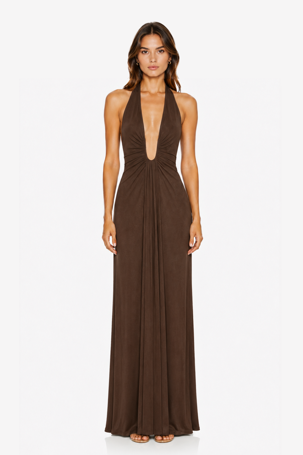 Vestido Melinda Café