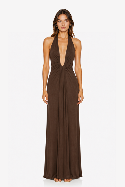 Vestido Melinda Café
