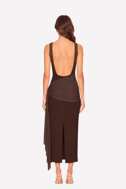 Brown Nuvie Dress