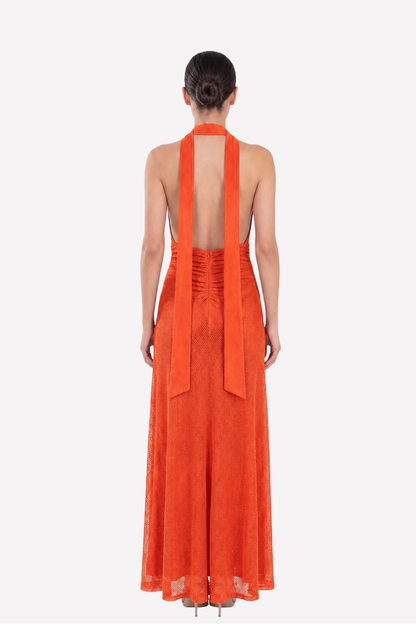 Nava Orange Dress