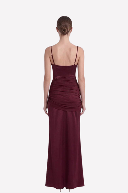 Suay Wine Dress