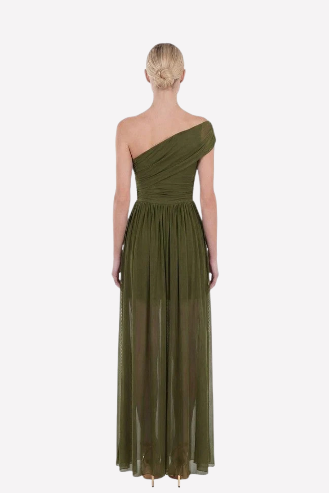 Allegra Olive Dress