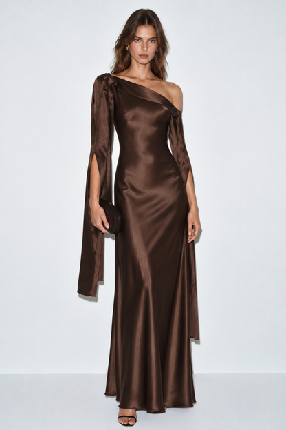 Vestido Elise Marrón