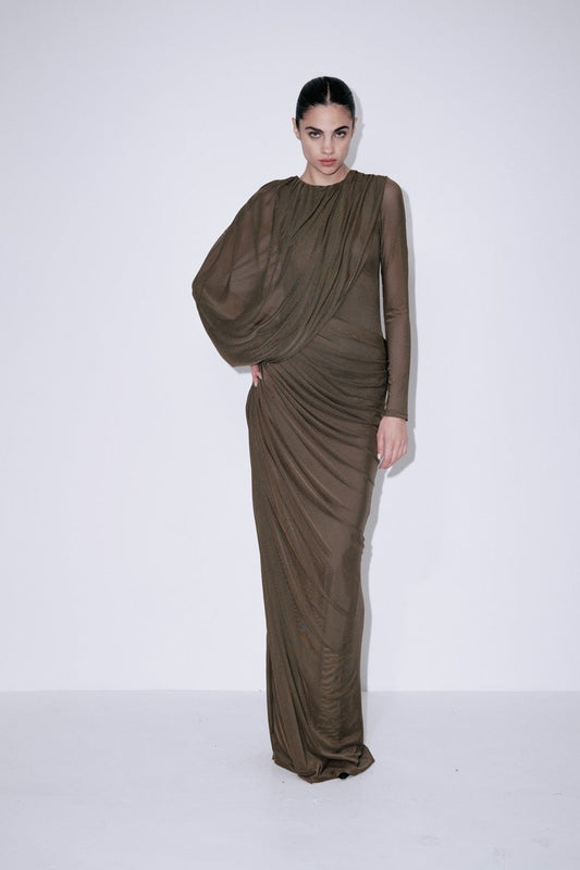 Vestido Alessandra Verde Bosque