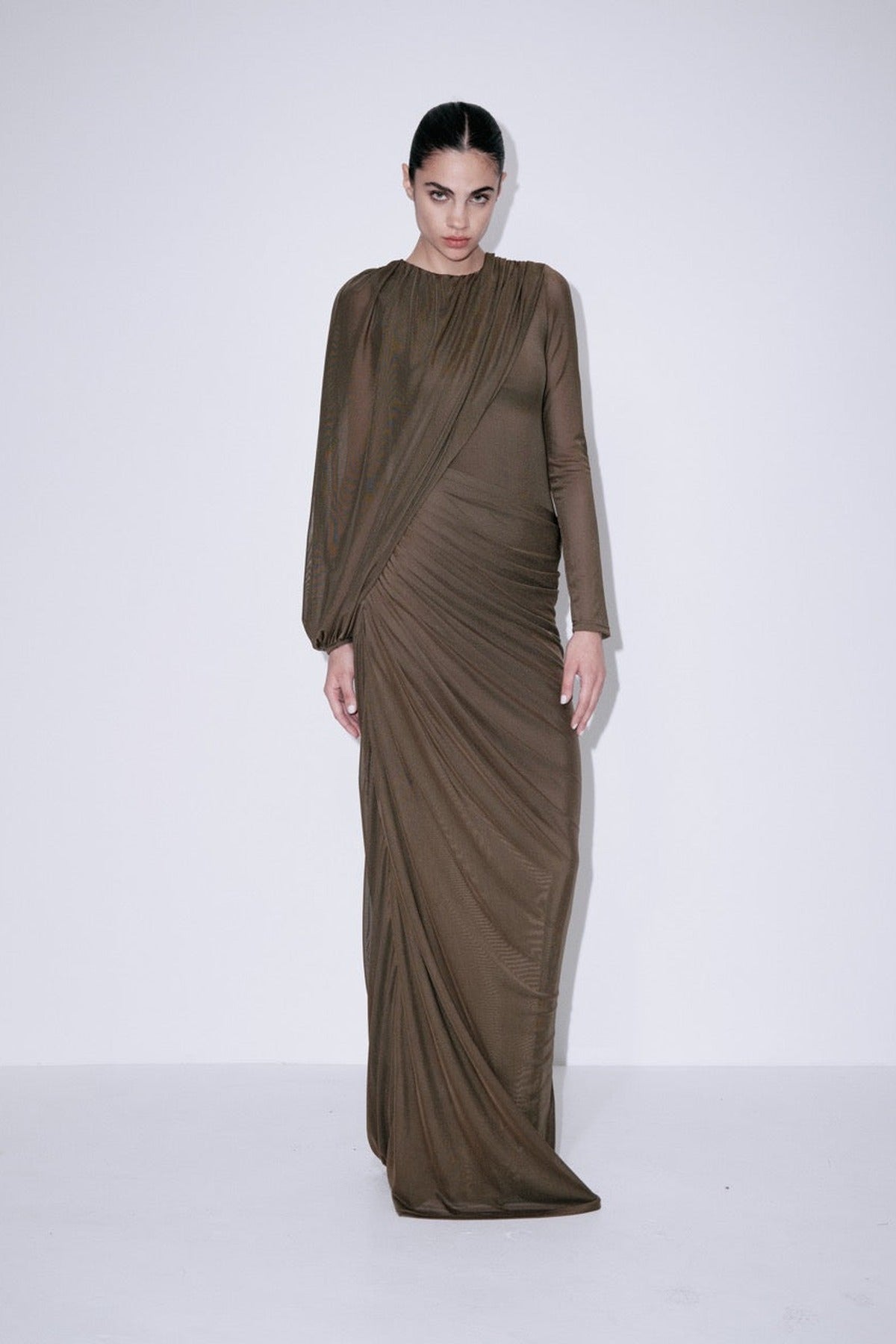 Vestido Alessandra Verde Bosque