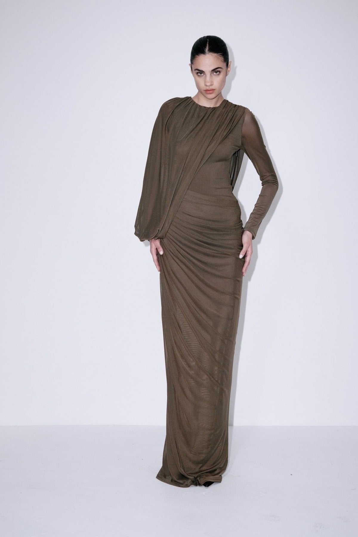 Vestido Alessandra Verde Bosque