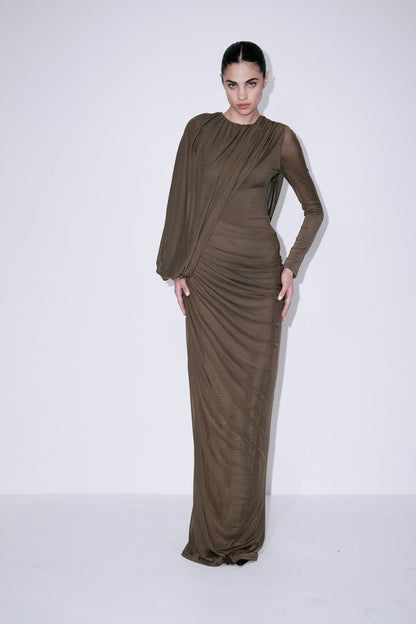 Vestido Alessandra Verde Bosque