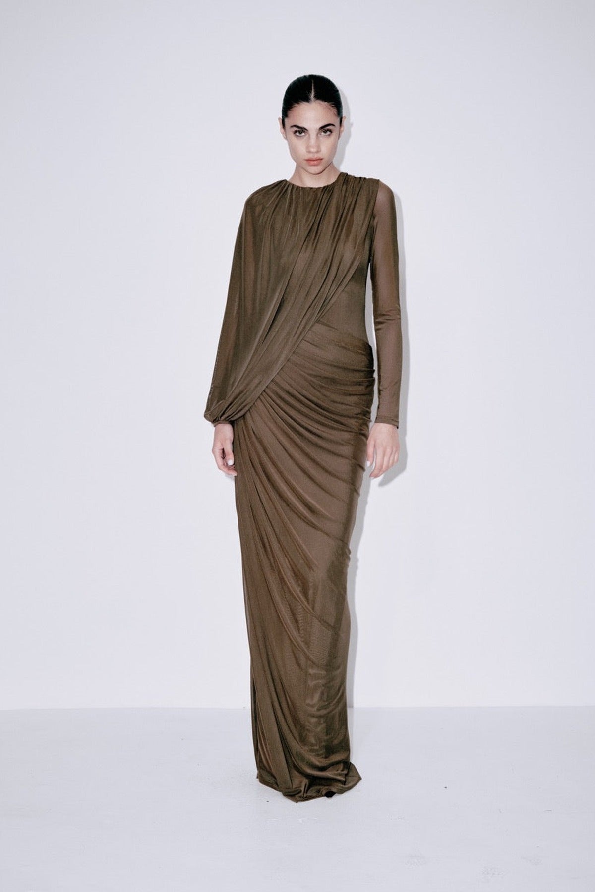 Vestido Alessandra Verde Bosque