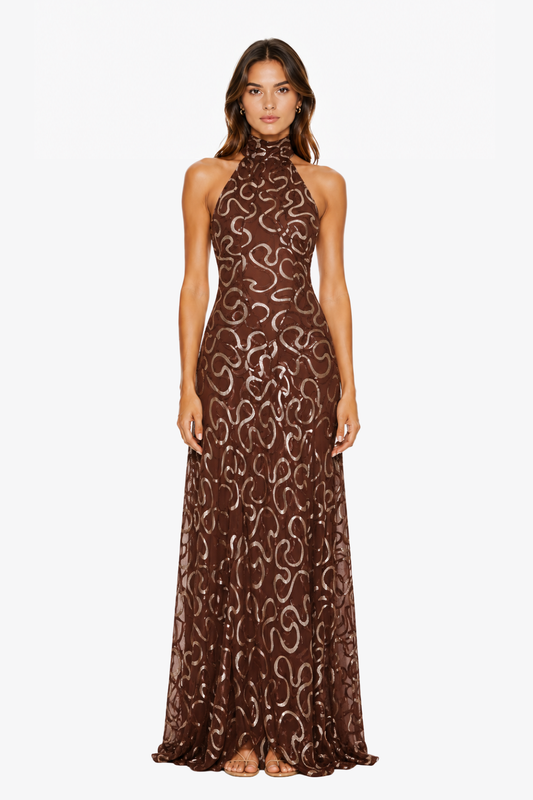 Vestido Sahara Marrón